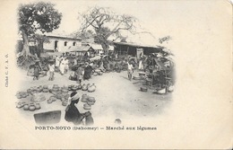 Porto-Novo (Dahomey) Marché Aux Légumes - Cliché C.F.A.O. Carte Non Circulée - Dahomey