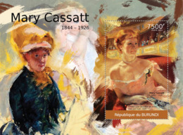 BURUNDI 2012 - Paintings Of Mary Cassatt S/S. Official Issues. - Neufs