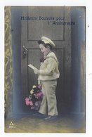 CPA - Carte Photo - Enfant - Garçon - Costume - Meilleurs Souhaits Pour L'anniversaire - Geburtstag