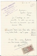 Facture Ancienne - 1916 -  Ch Dominique Photographe à Remiremont   -  Vieux Papier Vosges - 88 - 1900 – 1949
