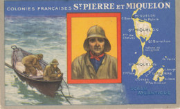 AN 646 /  C P A - COLONIES FRANCAISES    ST PIERRE ET MIQUELON - Saint-Pierre-et-Miquelon