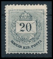 * 1874 20kr Szép élénk Színben, Szép Gumizással (160.000) (jobb Oldalon Pici Szakadás / Small Tear On The Right Side) - Sonstige & Ohne Zuordnung