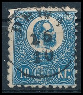 O 1871 Kőnyomat 10kr élénk Szín 'DEWA' (foghiba / Perf Fault) - Sonstige & Ohne Zuordnung