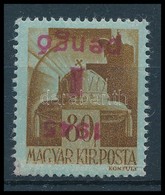 ** 1945 Kisegítő IV. 1P/80f Fordított Felülnyomással (15.000) (kis Betapadás / Gum Disturbance) - Altri & Non Classificati