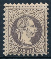 * Magyar Posta Romániában 1867 25sld (alul Törött, Szakadt / Folded, Tear Below) - Otros & Sin Clasificación