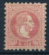 ** Magyar Posta Romániában 1867 5sld (törések, Betapadás / Folded, Gum Disturbance) - Autres & Non Classés