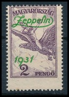 ** 1931 Zeppelin 2P Erősen Elfogazva  (12.000++) - Sonstige & Ohne Zuordnung