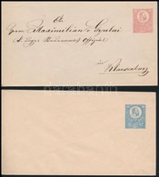 1871 4 Különféle Használatlan Díjjegyes Boríték, Az 5 Kr Megcímezve - Sonstige & Ohne Zuordnung