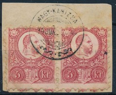 1871 Réznyomat 5kr Képbe Fogazott Pár 'NAGY-KANIZSA' - Autres & Non Classés