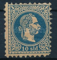 * Magyar Posta Romániában 1867 10sld Vízjeles Bélyeg / With Watermark (sarokhiány / Corner Fault) - Autres & Non Classés