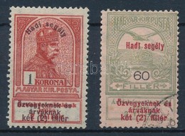 * 1914 Hadi Segély Magasabbra Fogazott 1K Támpéldány (13.000++) - Other & Unclassified