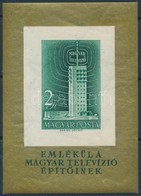 ** 1958 Televízió Vágott Blokk (25.000) - Otros & Sin Clasificación