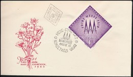 1963 Budapesti Nemzetközi Vásár Vágott Bélyeg FDC-n - Autres & Non Classés