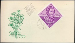 1963 Eötvös József Vágott Bélyeg FDC-n - Altri & Non Classificati