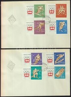 1963 Téli Olimpia (II.)- Innsbruck Vágott Sor 2db FDC-n (3.500) - Sonstige & Ohne Zuordnung