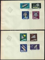 1964 Az űrkutatás Eredményei (I.) Vágott Sor 2db FDC-n (3.500) - Sonstige & Ohne Zuordnung