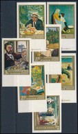 ** 1967 Festmények Vágott ívszéli Sor - Sonstige & Ohne Zuordnung