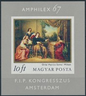 ** 1967 Festmény (II.)  - Amphilex Vágott Blokk (4.000) - Altri & Non Classificati