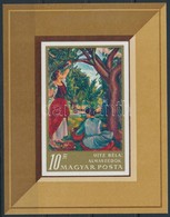 ** 1967 Festmény (III.) Vágott Blokk (3.500) - Andere & Zonder Classificatie