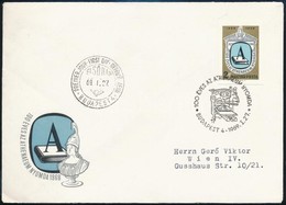 1969 Évfordulók (VII.) 100 éves Az Athenaeum Nyomda Vágott Bélyeg FDC-n - Altri & Non Classificati