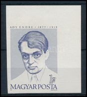 ** 1977 Ady Endre Vágott ívsarki Bélyeg - Andere & Zonder Classificatie