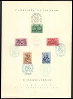 1939-1941 Visszatért és Emlék Bélyegzések 8 Db Lapon - Altri & Non Classificati