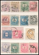 O 1874-1898 125 Db Krajcáros Bélyeg, 4 Lapos Zsebberakóban - Altri & Non Classificati