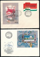 FDC Gyűjtemény 1960-1990 105 Db FDC Blokkokkal és Egyes Kiadásokkal, Több Példányban, Részben Futott és Használatlan Bor - Altri & Non Classificati