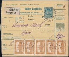 1925 Üzleti Levél M.Á.H. Céglyukasztásos Bélyeggel +1923 Szállítólevél Parlament 100K 2 Db G.R.T. Céglyukasztásos 5-ös C - Altri & Non Classificati