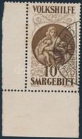 O Németország - Saar 1928 Madonna Mi 134 ívsarki Bélyeg (Mi EUR 5.000.-) - Autres & Non Classés