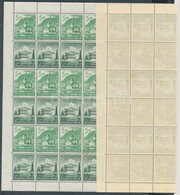 ** Deutsches Reich 1940 Téli Segély Bélyegfüzet Teljes ív Mi MHB 67 (Mi EUR 250.-) (hajtott, Rozsdafoltos / Folded, Stai - Autres & Non Classés