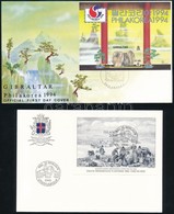 12 Klf FDC Európai Országokból, Csak Blokkokkal - Altri & Non Classificati