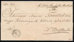 1847 Ex Offo 'PRESZBURG' - Kék 'NAGY-BECSKEREK' - Other & Unclassified