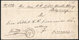 1860 Ex Offo Levél 'STRIMBULY' (Gudlin 600 Pont) - Other & Unclassified