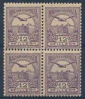 ** 1900 Turul 12f Négyestömb (8.000) - Altri & Non Classificati