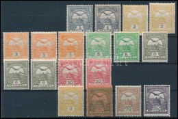 ** 1909-1913 18 Db Turul Bélyeg (3.820) - Altri & Non Classificati