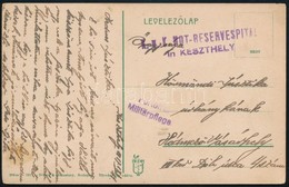 1917 Képeslap A Keszthelyi Tartalékkórházból - Other & Unclassified