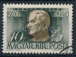 O 1940 Horthy 10f A Fej Duplán Nyomva - Altri & Non Classificati