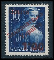 ** Ungvár II. 1945 Nagyasszonyok 1.00/50f Piros Felülnyomással, Bodor Vizsgálójellel (35.000) - Autres & Non Classés