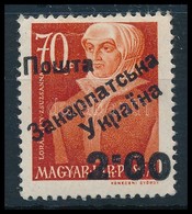 ** Ungvár II. 1945 Nagyasszonyok 2.00/70f Bodor Vizsgálójellel (15.000) - Otros & Sin Clasificación