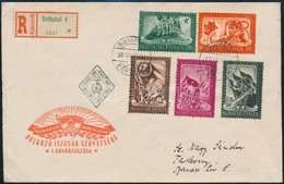 1950 DISZ Sor Ajánlott FDC - Other & Unclassified