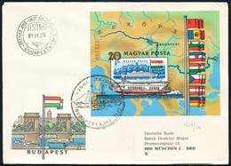 1981 Duna Vágott Blokk FDC-n - Otros & Sin Clasificación