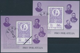 ** 1991 Pro Philatelia Blokk + MINTA Téves évszámmal - Otros & Sin Clasificación