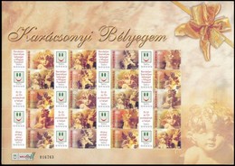 ** 2004 Karácsonyi Bélyegem: Angyalkák 2 Db Sorszámkövető ív (20.000) - Sonstige & Ohne Zuordnung