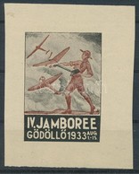 ** 1933/7a Cserkész IV. Jamboree Gödöllő, Repülők Emlékív (100.000) / Scout Jamboree - Altri & Non Classificati