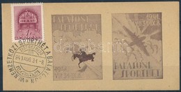 O 1941/8 Balatoni Sporthét Emlékív (8.000) - Autres & Non Classés