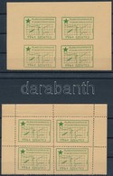 ** 1941/11ca  + 11cb Eszperantó Bélyegkiállítás Emlékívpár (a Fogazott Alsó ívszéle Hiányzik) (13.000) - Sonstige & Ohne Zuordnung