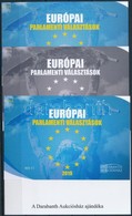 ** 2019 Európai Parlamenti Választások 4 Db-os Emlékív Garnitúra Azonos Sorszámmal No 004 - Altri & Non Classificati