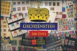 ** 2019 Liechtenstein 300 éves Emlékív - Sonstige & Ohne Zuordnung