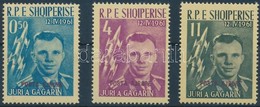 ** 1962 Gagarin Sor Felülnyomással Mi 647-649a - Andere & Zonder Classificatie